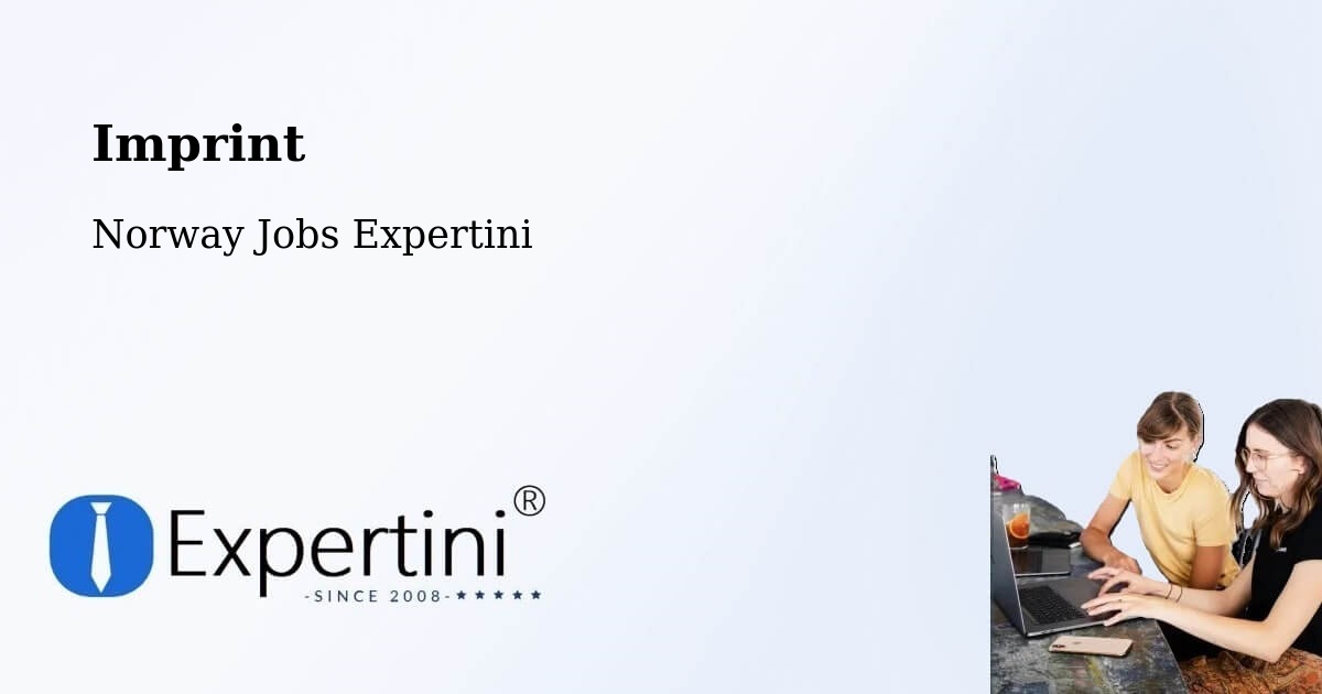 Imprint – Gjesdal - Norway Jobs Expertini